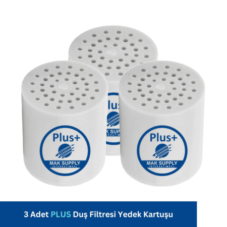3 Adet PLUS Duş Filtresi Yedek Kartuşu