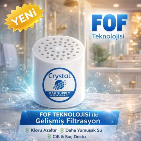 Mak Supply Crystal 15 Aşamalı Duş Filtrenin Yedek Kartuşu